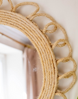 Country Coastal Round Rope Mirror Hampton Nautical Design