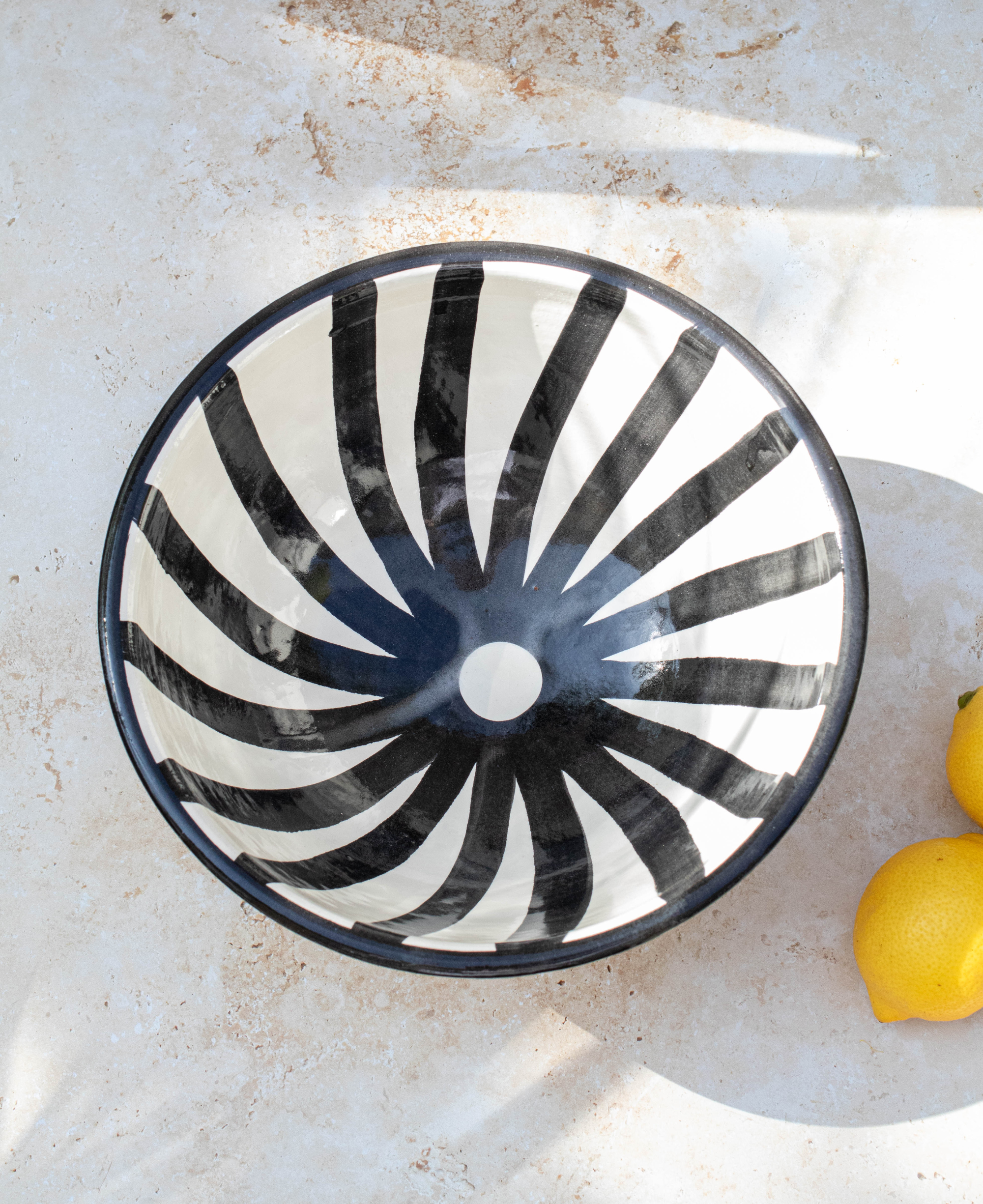 Large Handmade Moroccan Ceramic Bowls