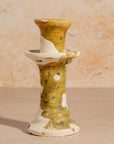 Tamegroute Splatter Candlestick - Ochre