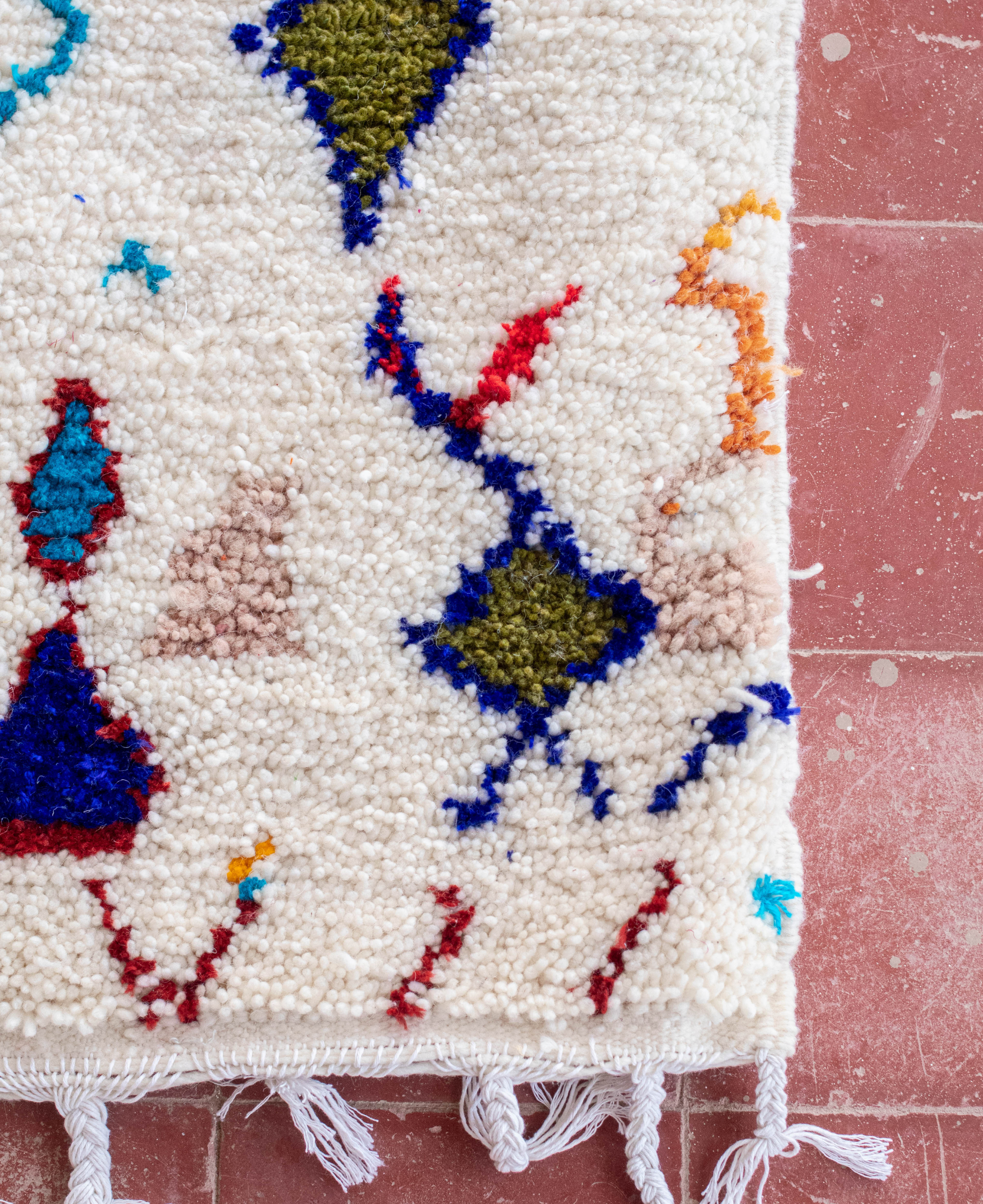 Moroccan Berber Beni Ourain Rug