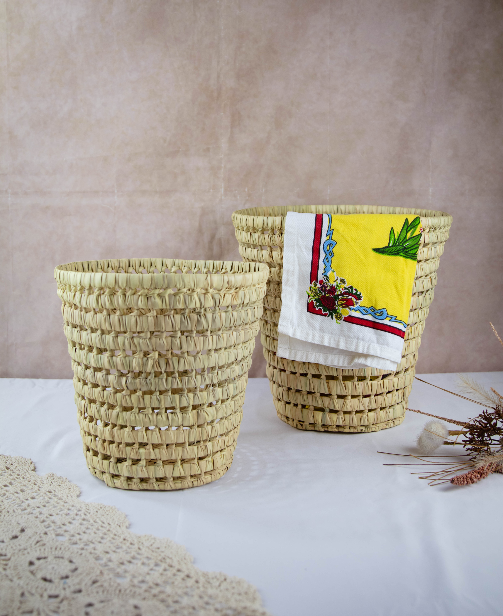 Woven Laundry Storage Basket