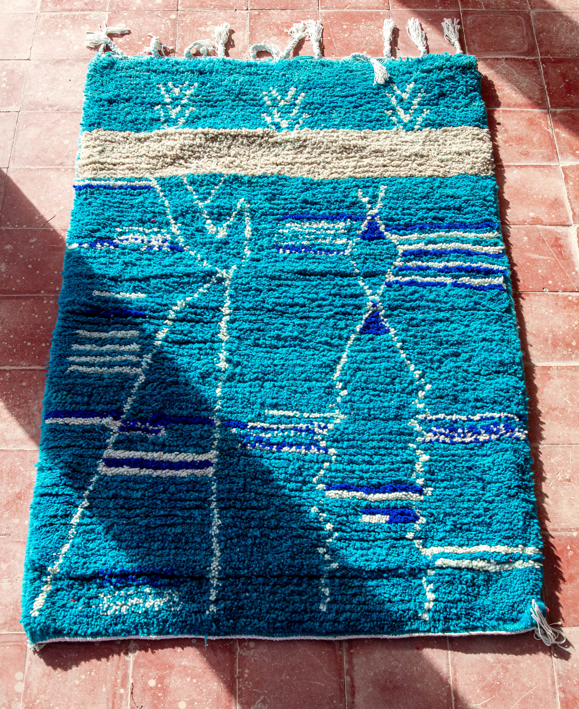 Moroccan Berber Beni Ourain Rug