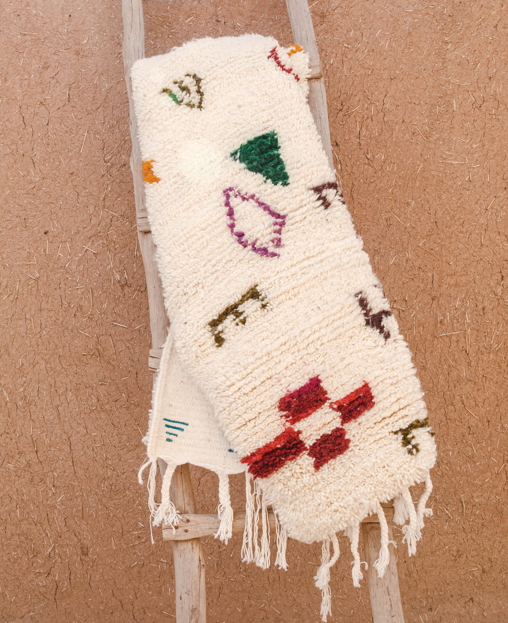 Moroccan Berber Beni Ourain Rug