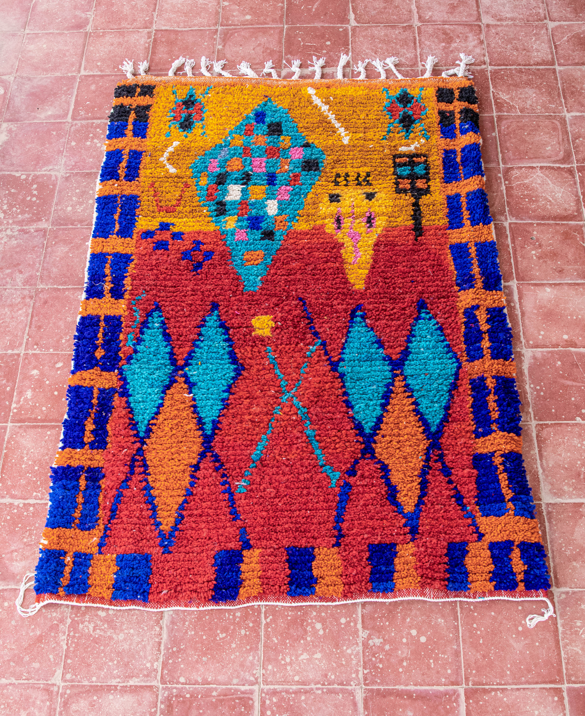 Moroccan Berber Beni Ourain Rug