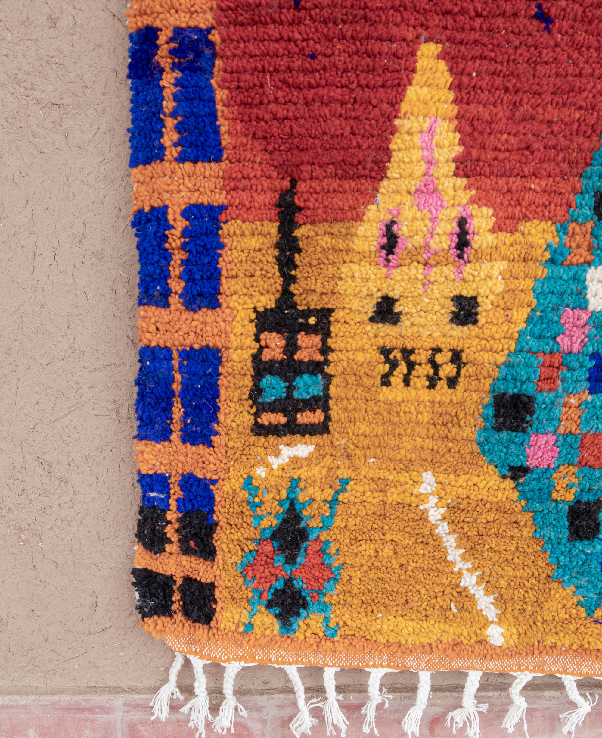 Moroccan Berber Beni Ourain Rug