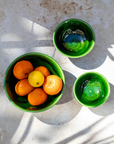 Tazekka Green Moroccan Ceramic Bowls