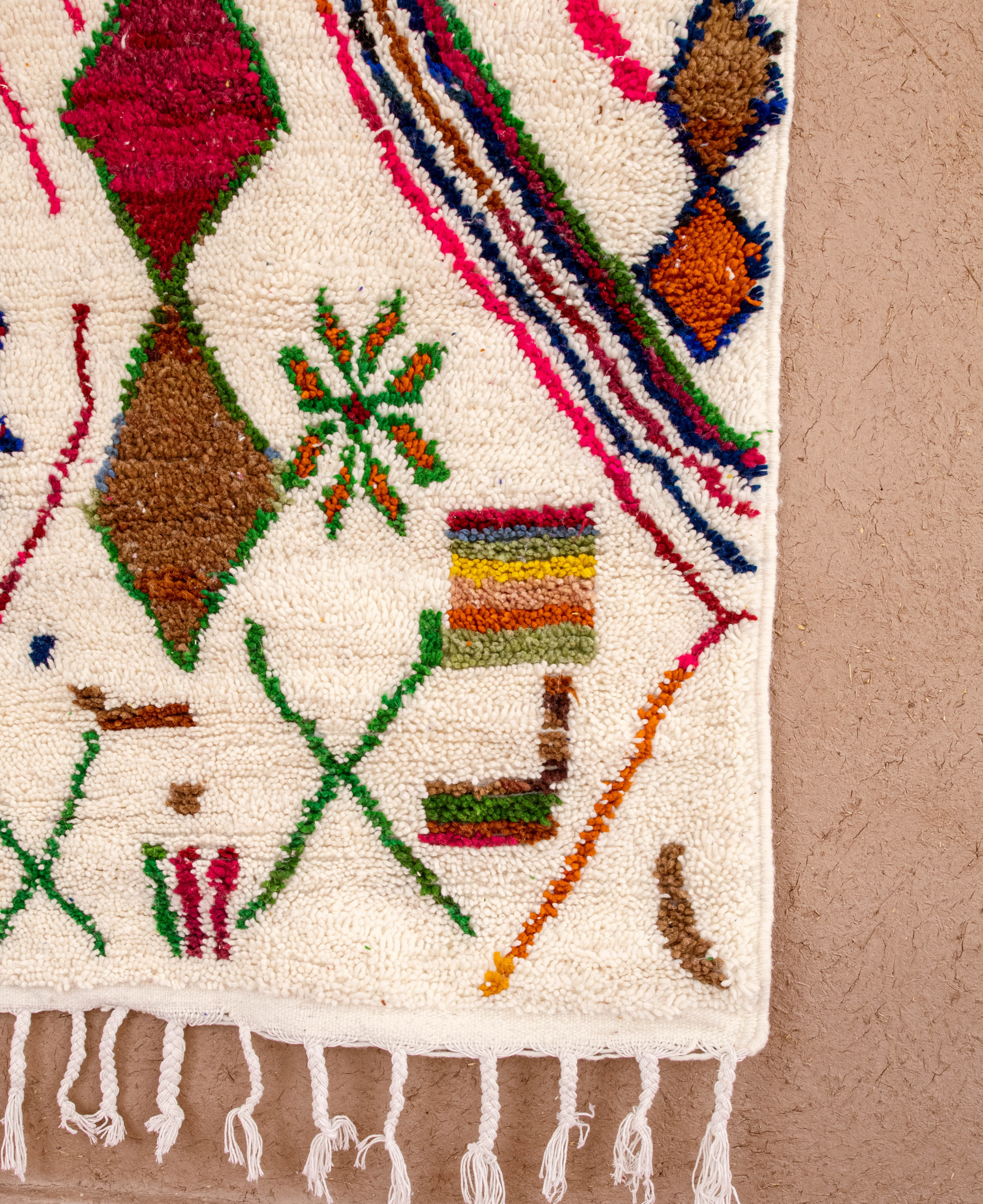 Moroccan Berber Beni Ourain Rug