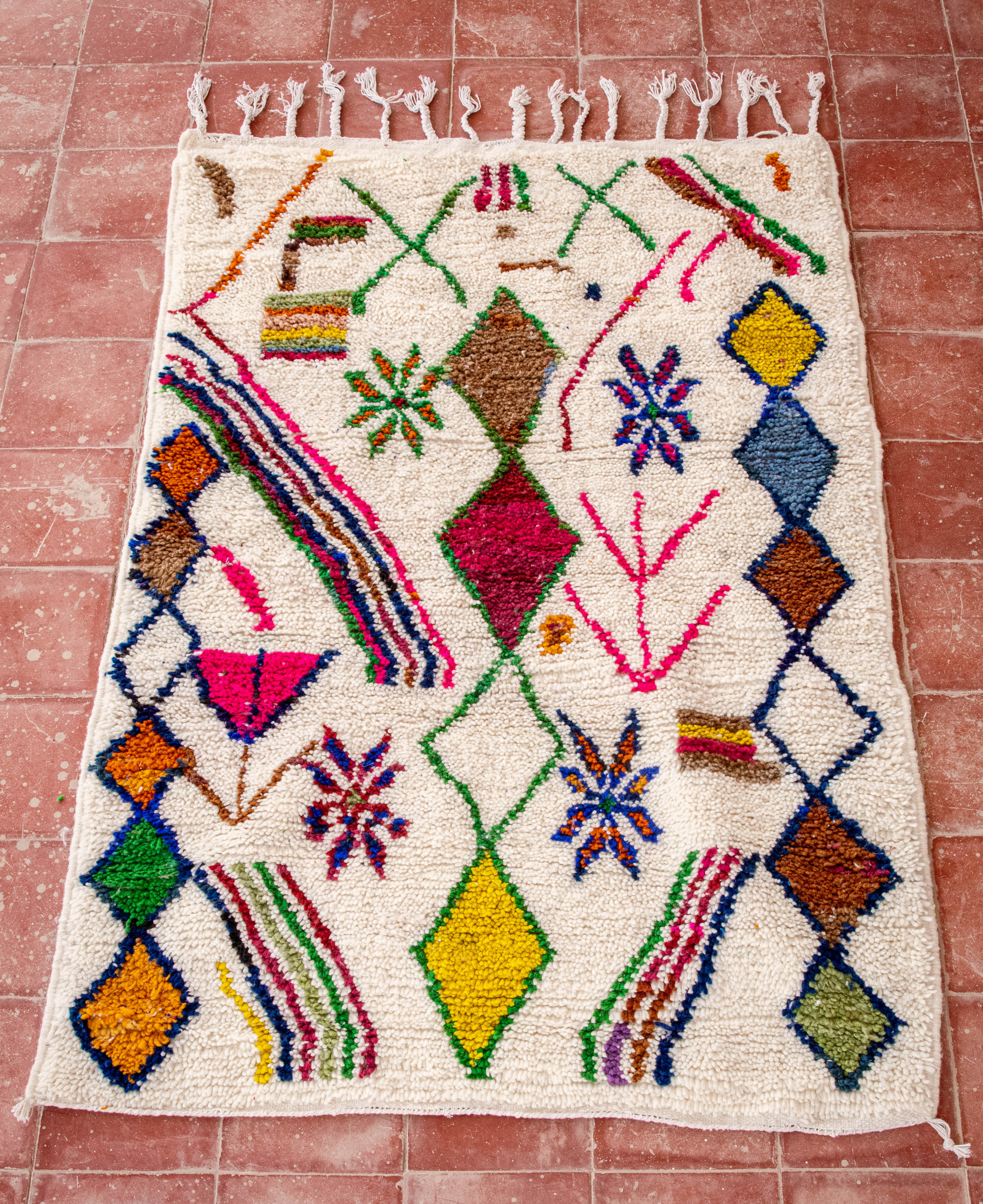 Moroccan Berber Beni Ourain Rug