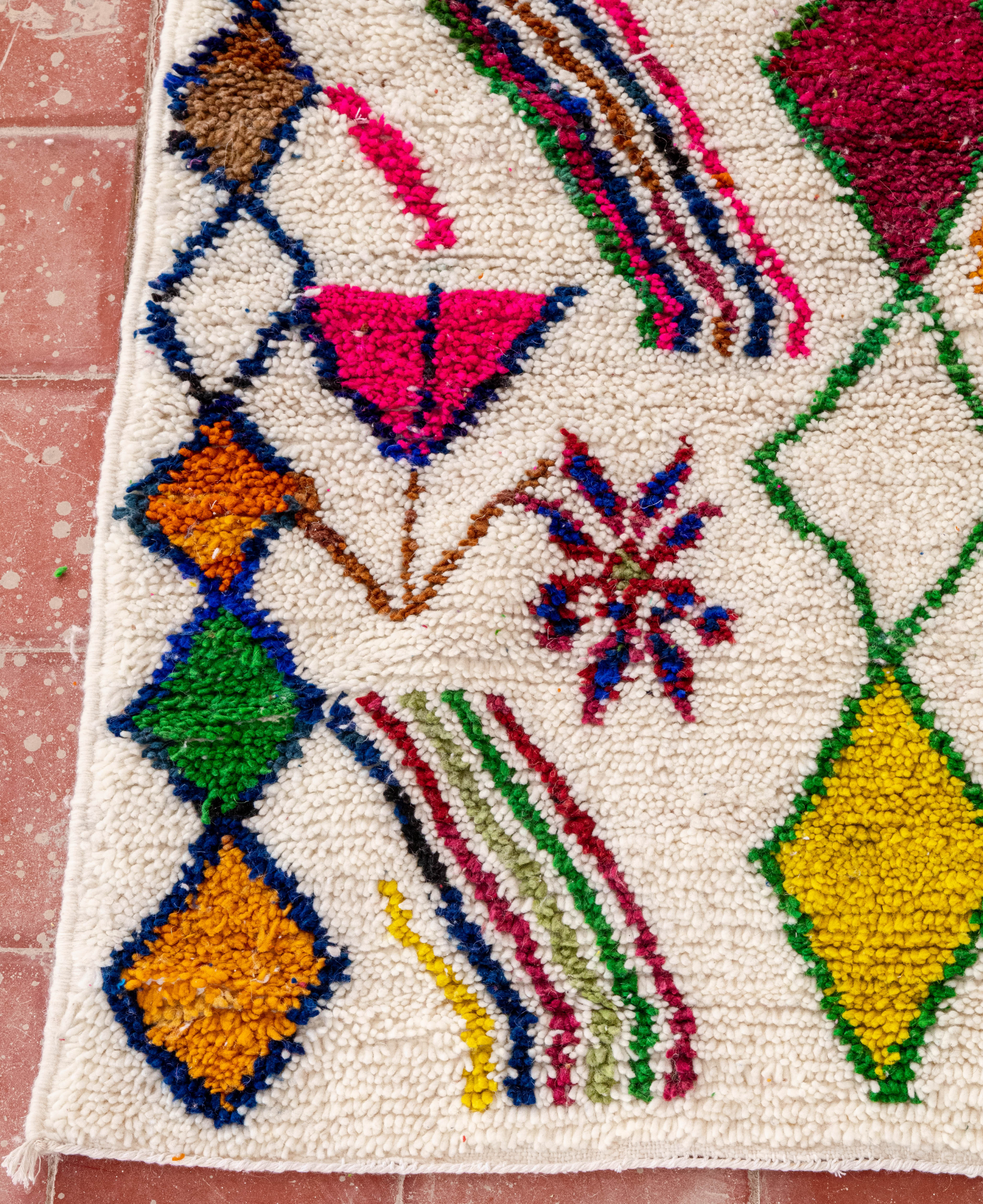 Moroccan Berber Beni Ourain Rug