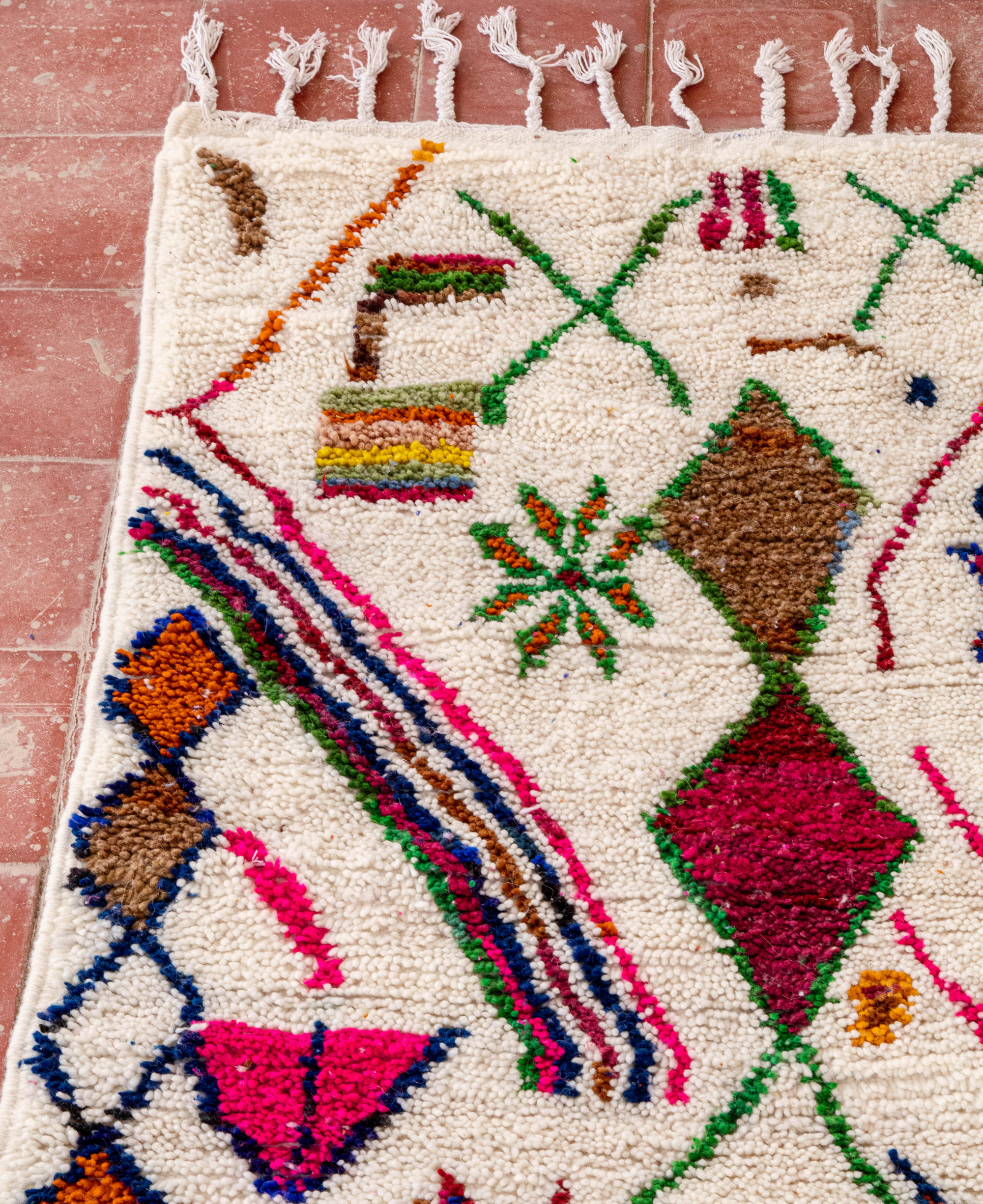 Moroccan Berber Beni Ourain Rug