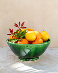 Tazekka Large Green Moroccan Ceramic Bowl