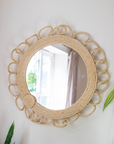 Country Coastal Round Rope Mirror Hampton Nautical Design