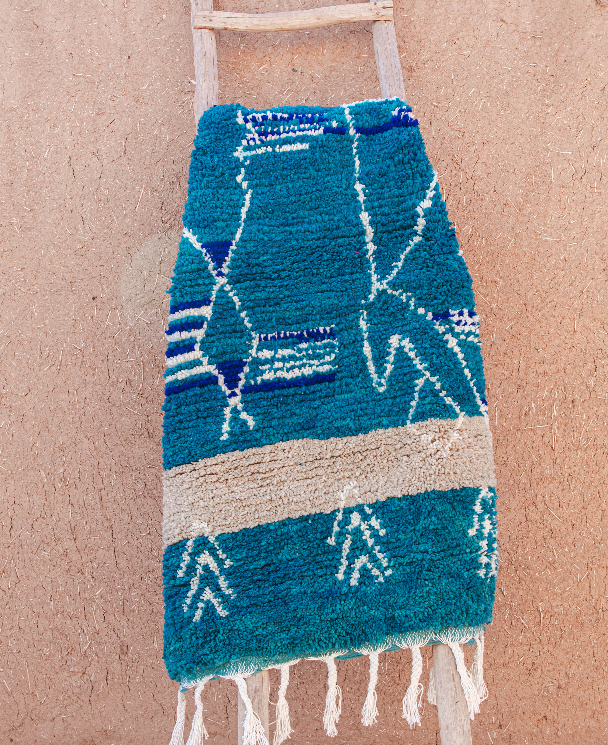Moroccan Berber Beni Ourain Rug