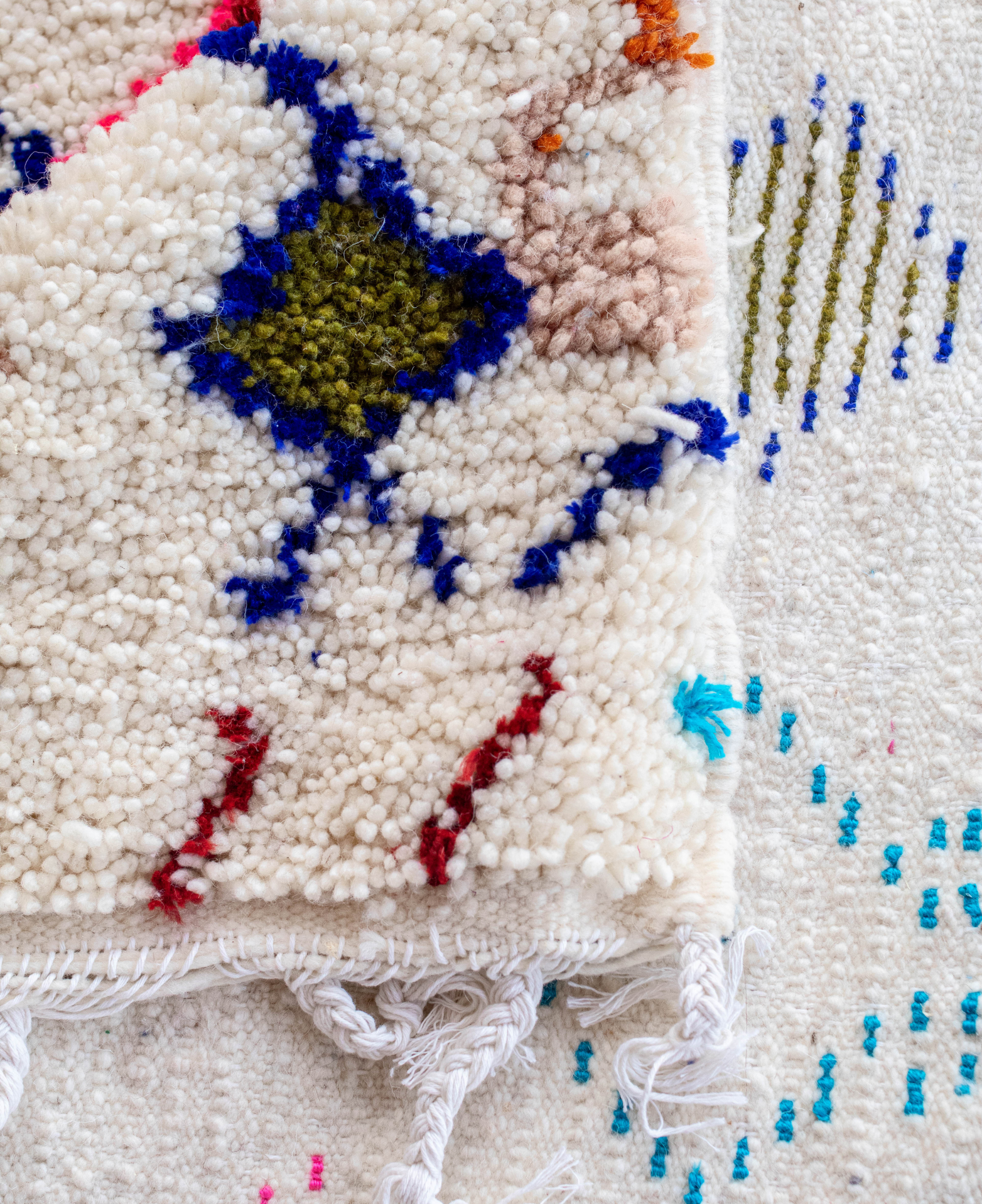Moroccan Berber Beni Ourain Rug