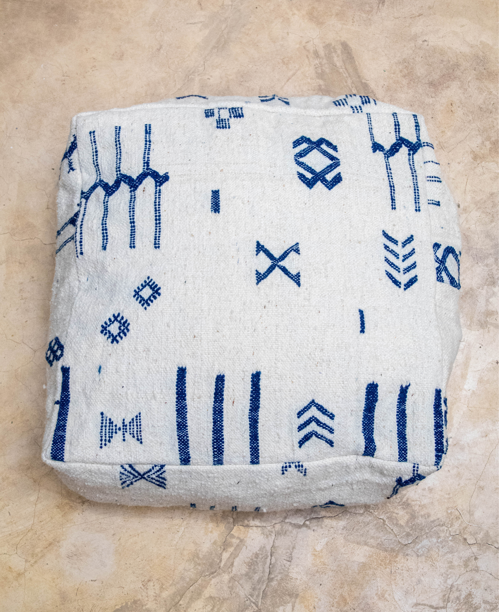 Moroccan Floor Cushion – Handcrafted Vintage Floor Cushion