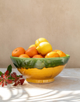 Handmade Moroccan Bowls – Green & Yellow Two-Tone Design