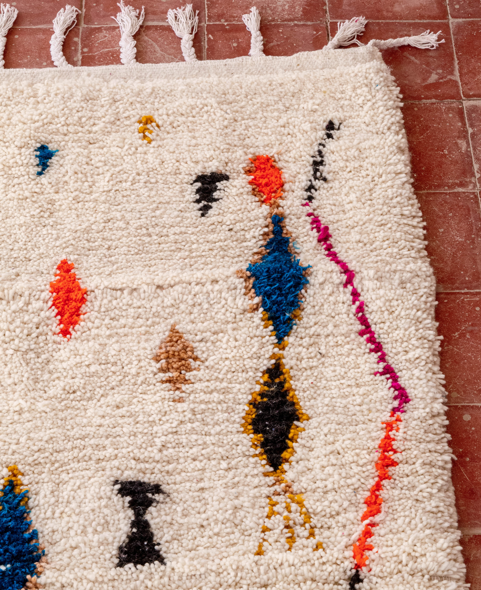 Moroccan Berber Beni Ourain Rug