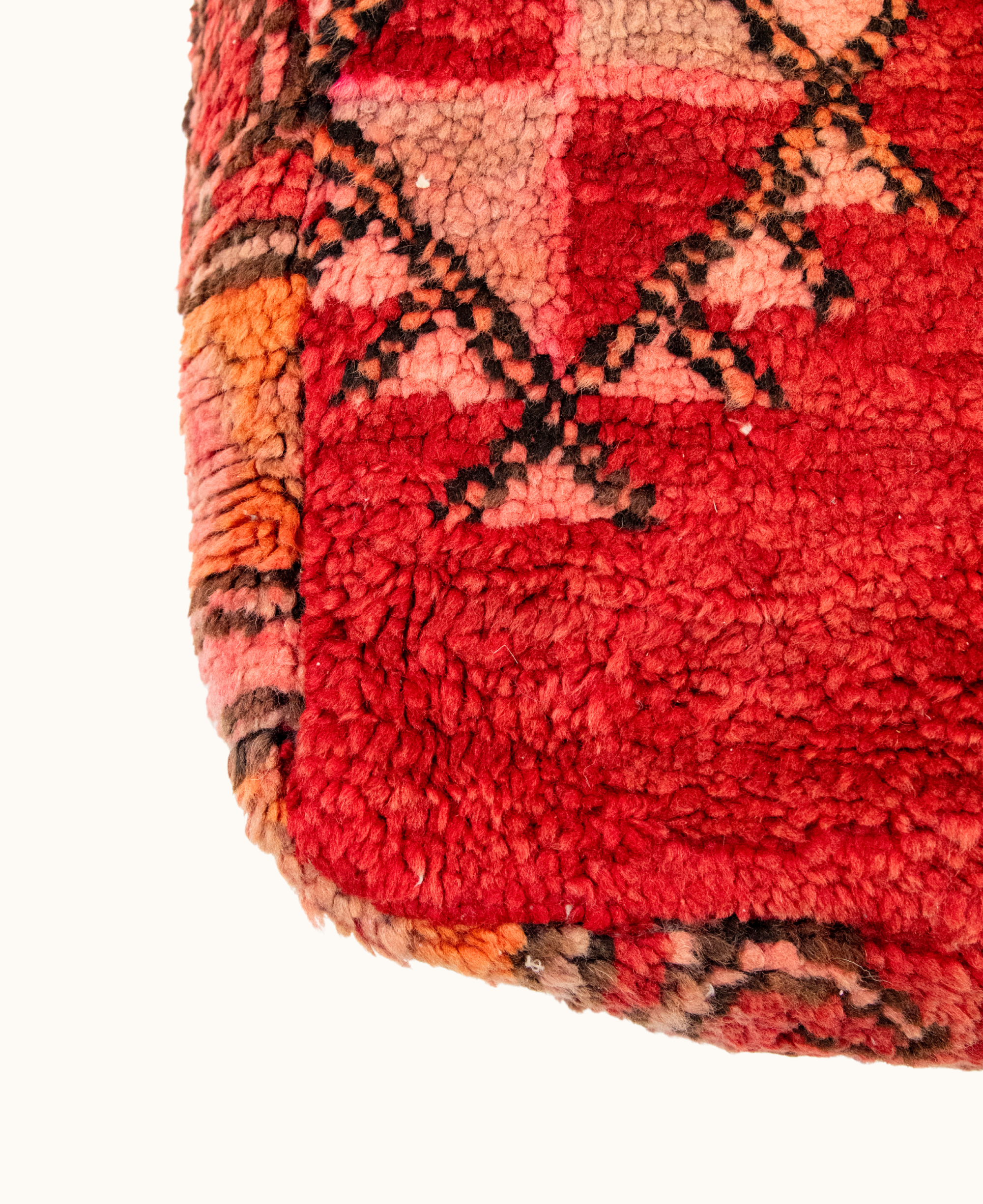 Handmade Moroccan Vintage Floor Cushion Pouf - 13