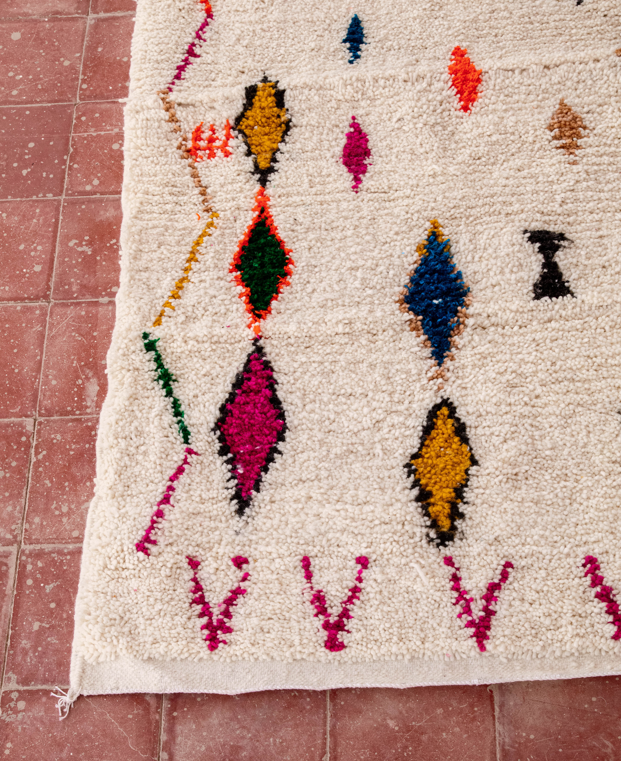 Moroccan Berber Beni Ourain Rug