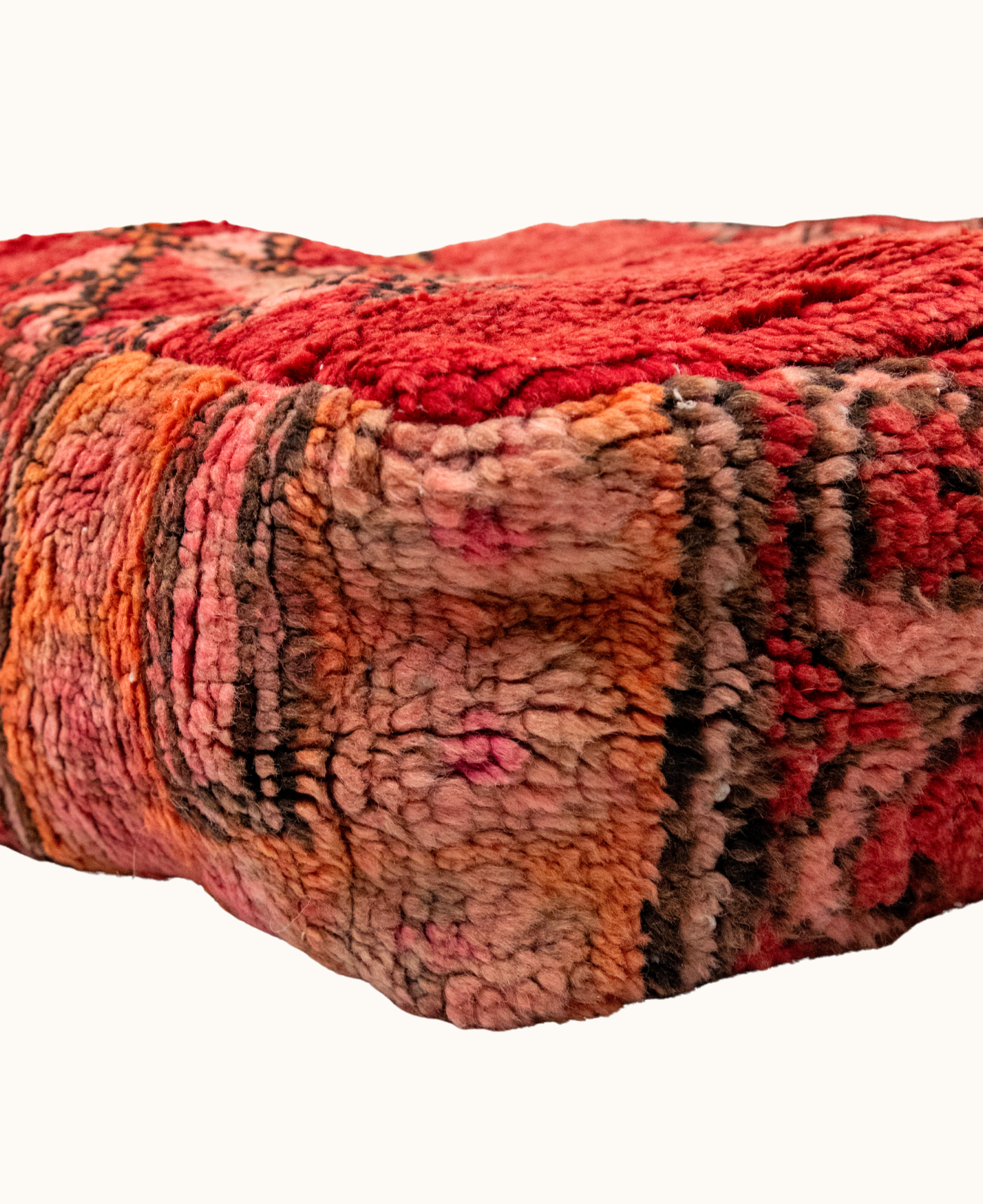 Handmade Moroccan Vintage Floor Cushion Pouf - 13