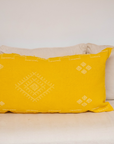 Luxury Moroccan Cactus Silk Cushion – Boho Sabra Pillow