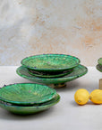 Handmade Tamegroute Plate - Green