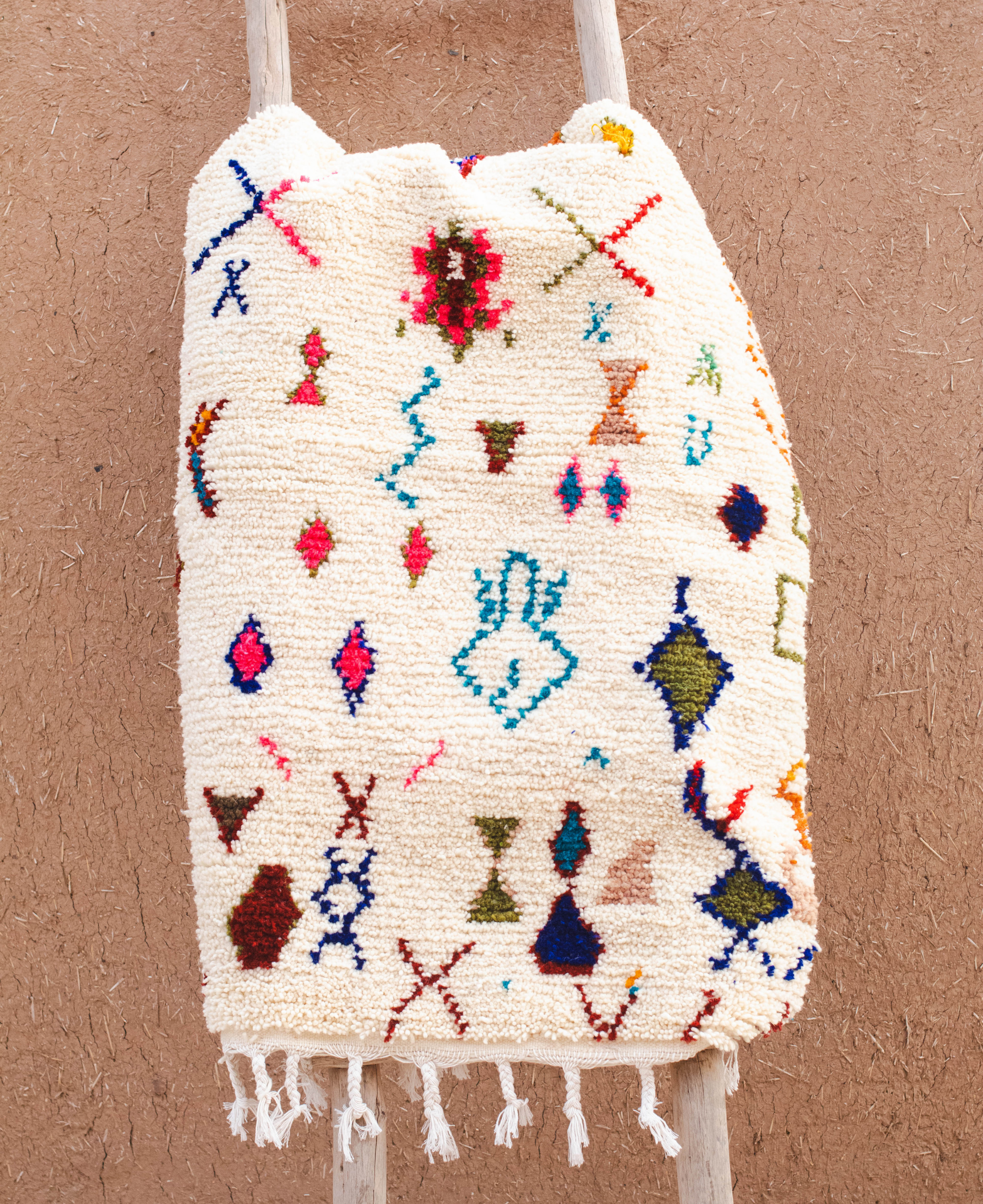 Moroccan Berber Beni Ourain Rug