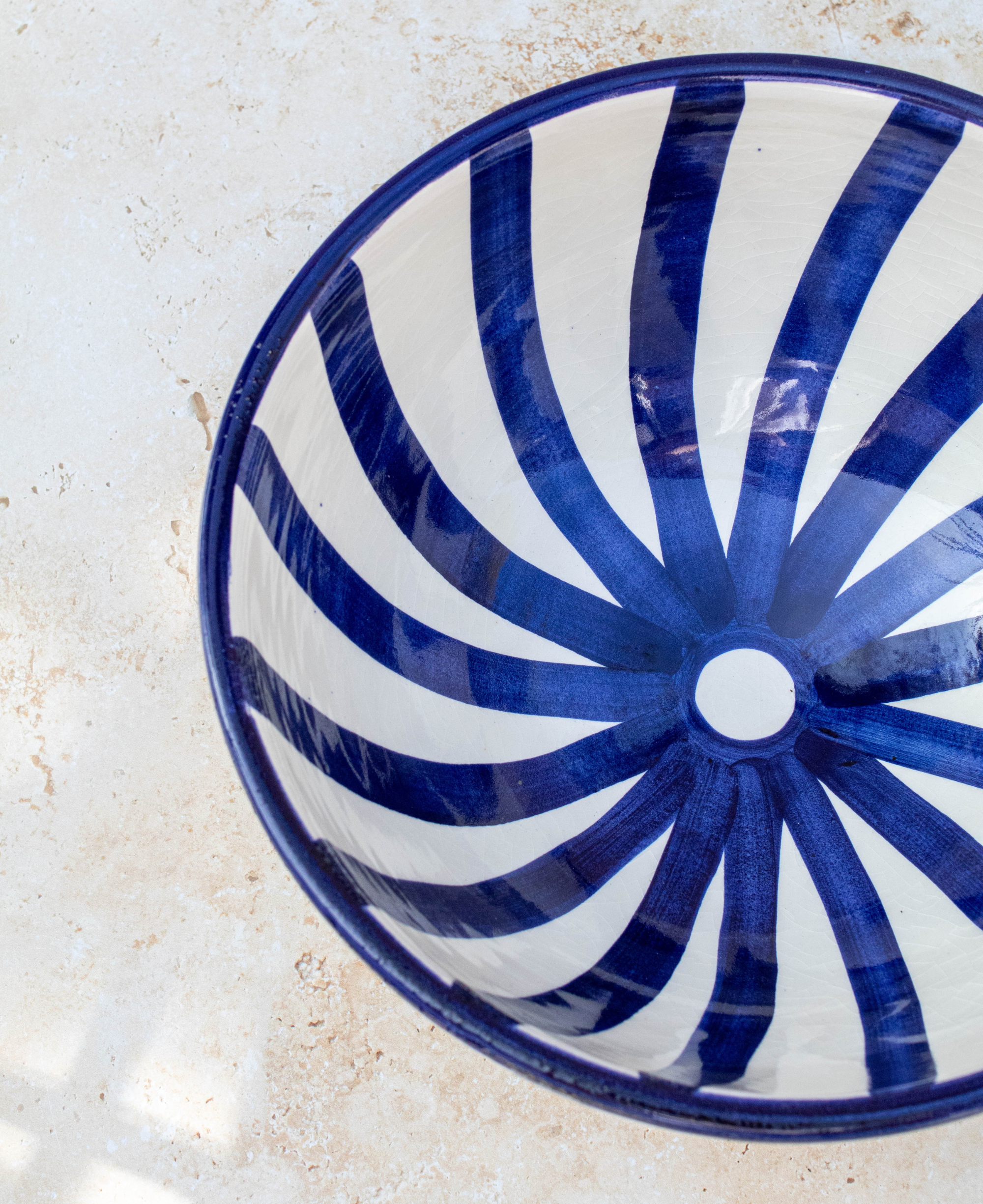 Large Handmade Moroccan Ceramic Bowls
