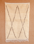 Beni Ourain White Rug