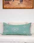 Vintage Cactus Silk Cushion – Handmade Moroccan Sabra Pillow