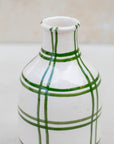 Close-up of hand-painted glaze and brush detail