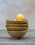 Detail shot of hand-applied glaze and artisan texture