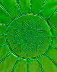 Filling guide – how to stuff the apple green pouf for a rounded shape