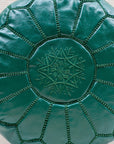Filling guide – how to stuff the emerald green pouf for a rounded shape