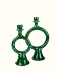 Tamegroute Green Candlestick Holder