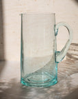Handmade Beldi Glass Jug - Clear