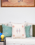 Handmade Moroccan Cactus Silk Cushion Cover - 17