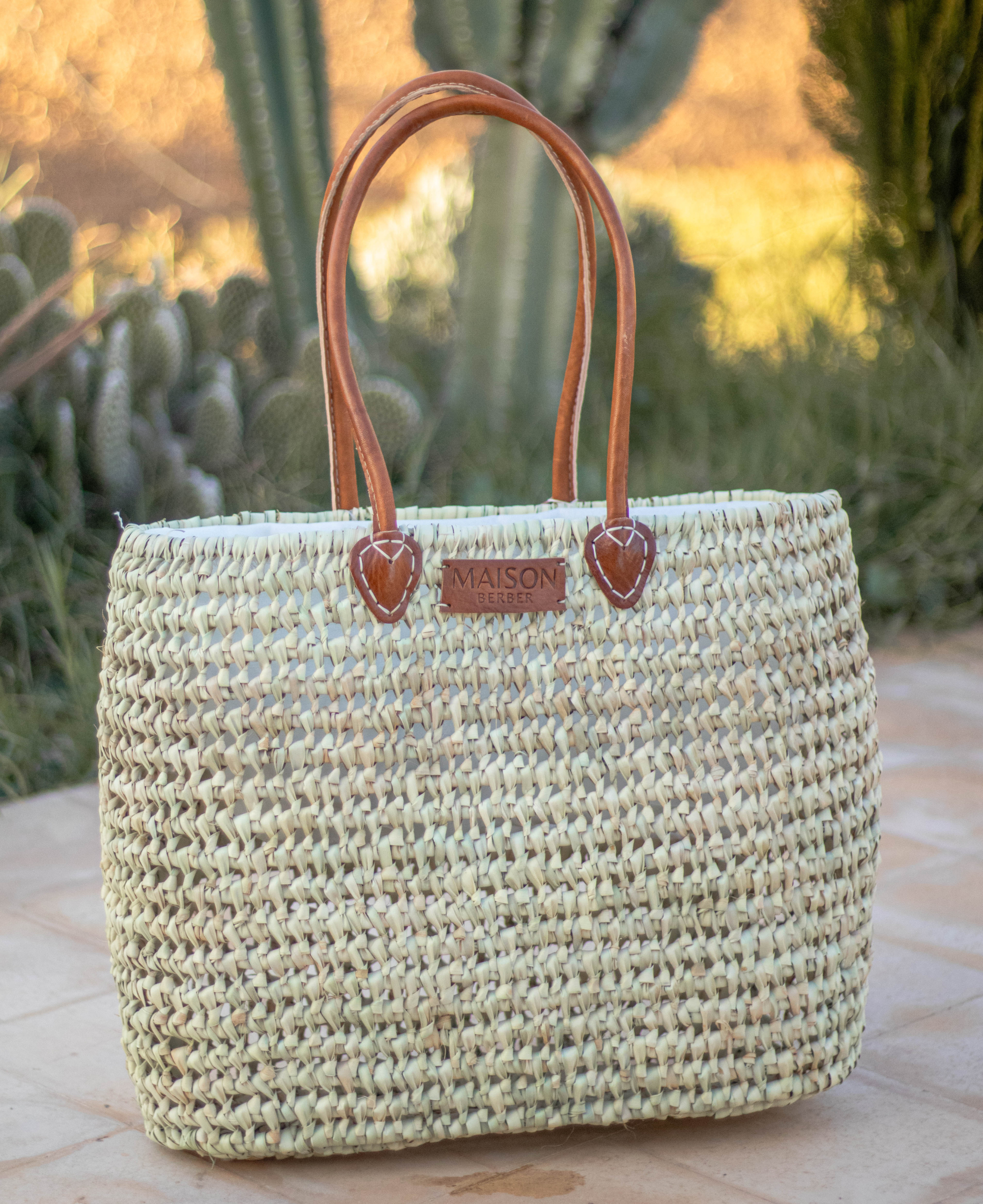 Handmade Straw Shoppers Bags