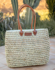 Handmade Straw Shoppers Bags