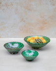 Handmade Tamegroute Green Bowl | Moroccan Ceramic Tableware 15 – 30 cm | Maison Berber UK