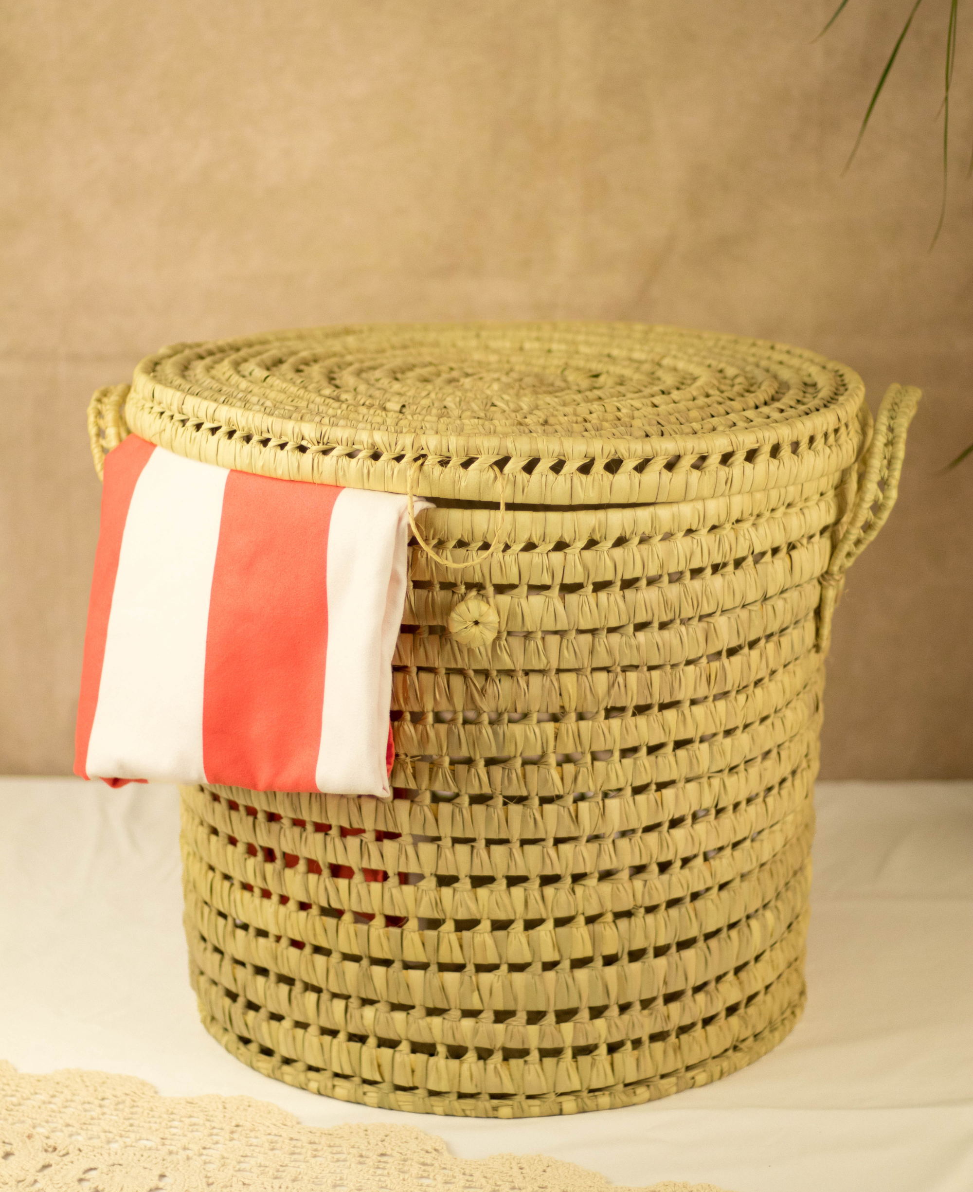 Handmade Woven Laundry Storage Basket