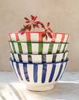 Large Handmade Moroccan Ceramic Bowls
