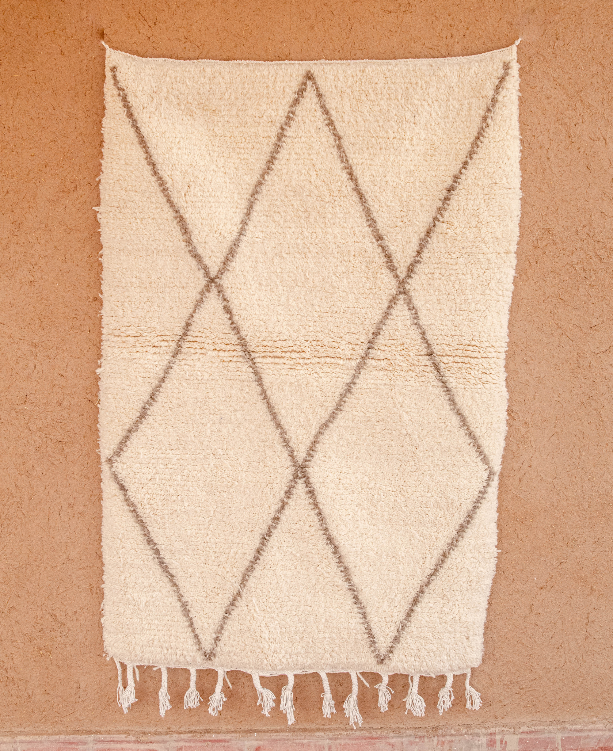 Moroccan Berber Beni Ourain Rug