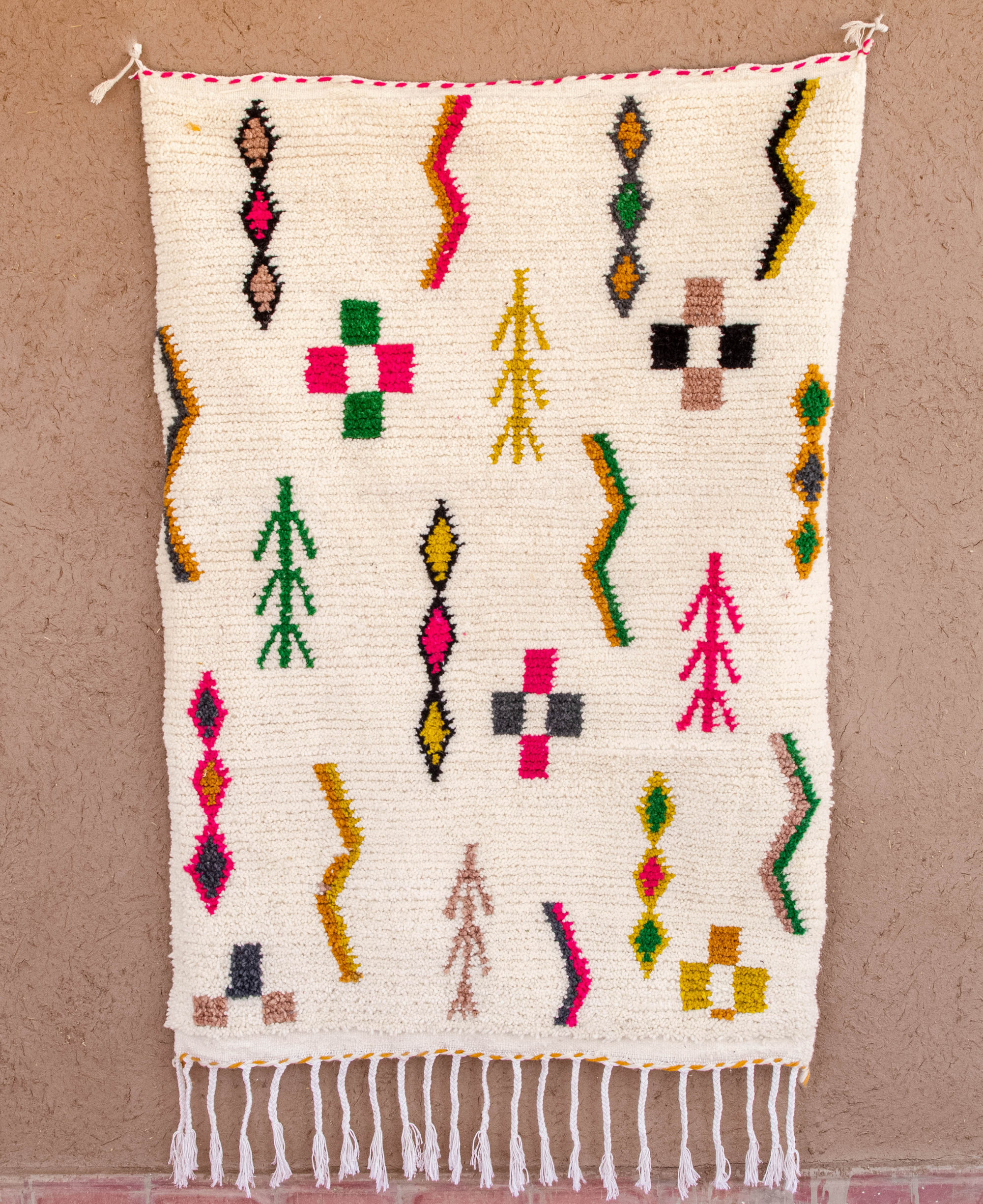 Moroccan Berber Beni Ourain Rug