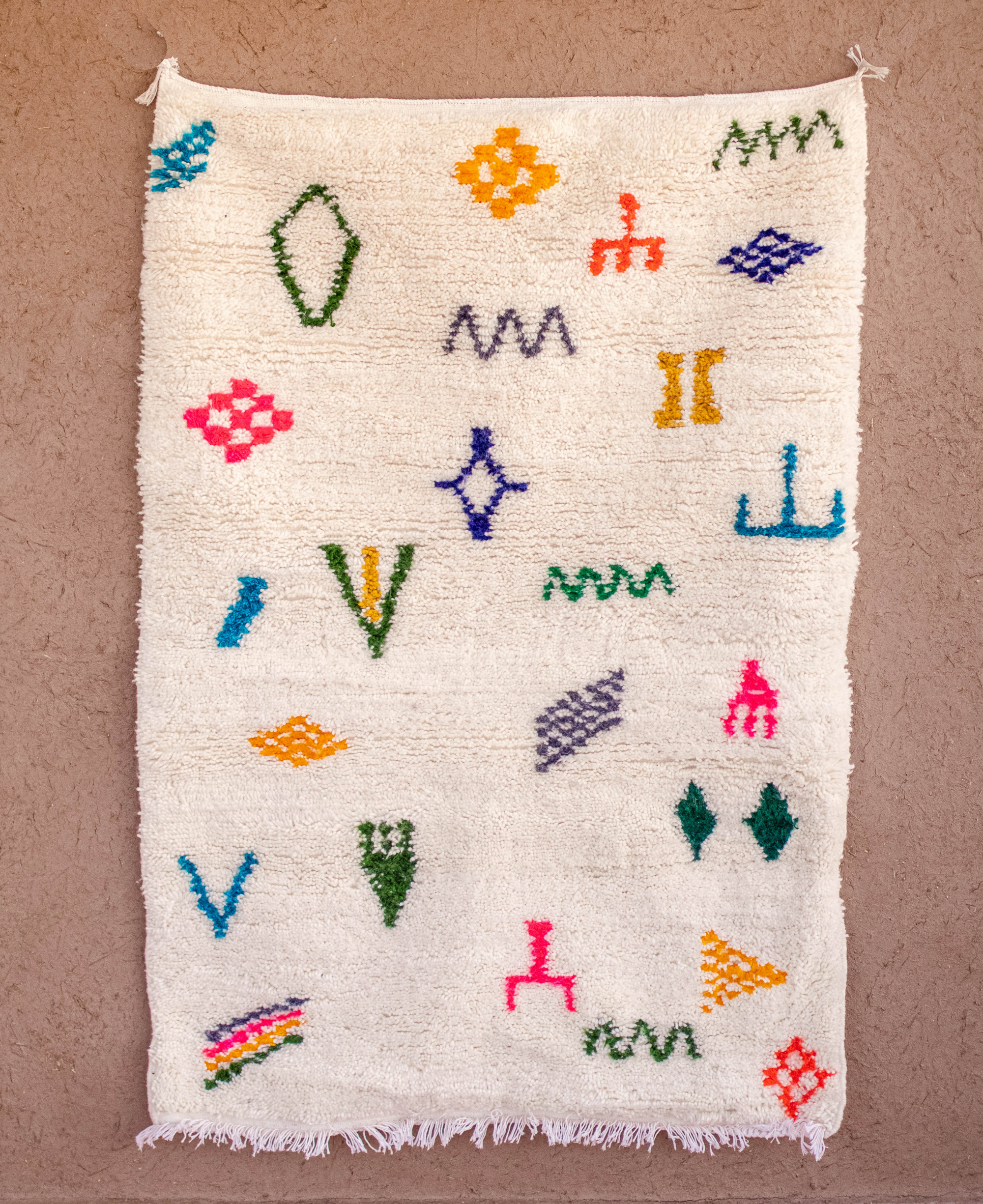 Moroccan Berber Beni Ourain Rug