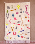 Moroccan Berber Beni Ourain Rug