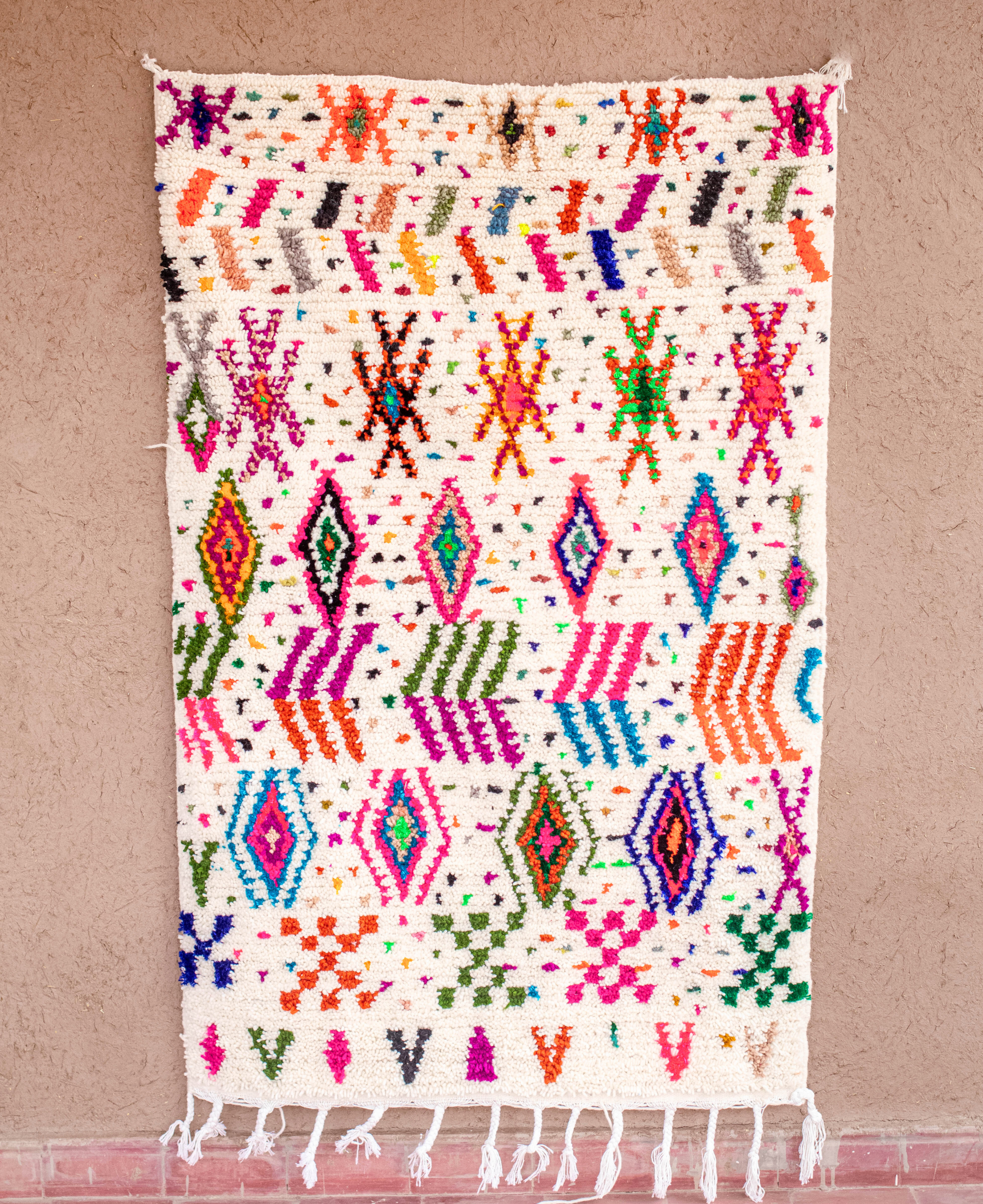 Moroccan Berber Beni Ourain Rug