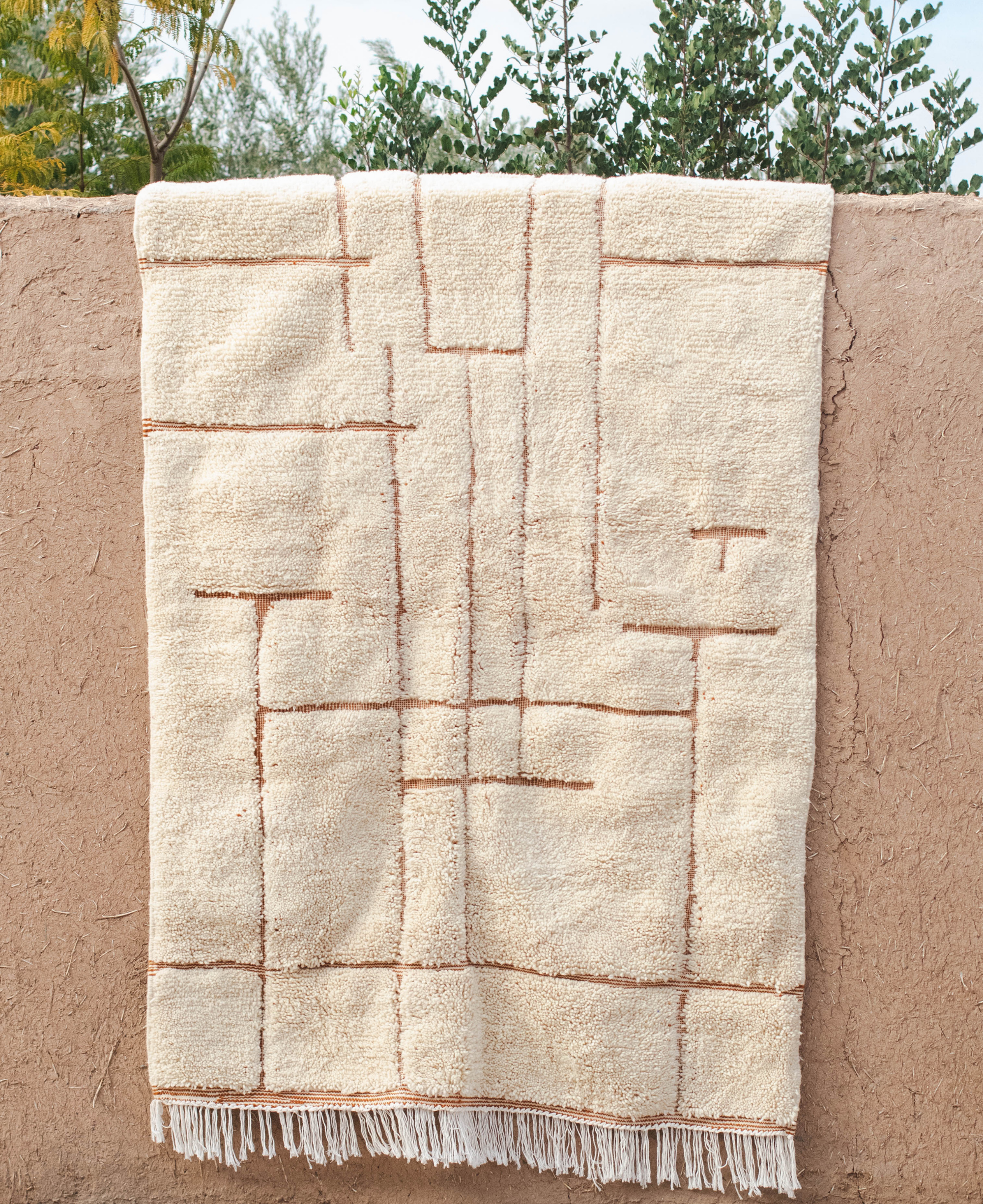 Moroccan Berber Beni Ourain Rug
