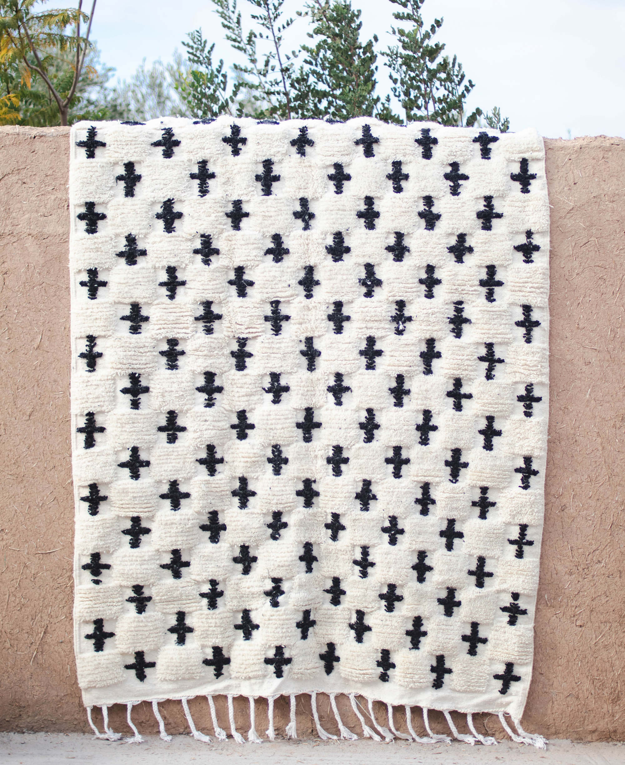 Moroccan Berber Beni Ourain Rug