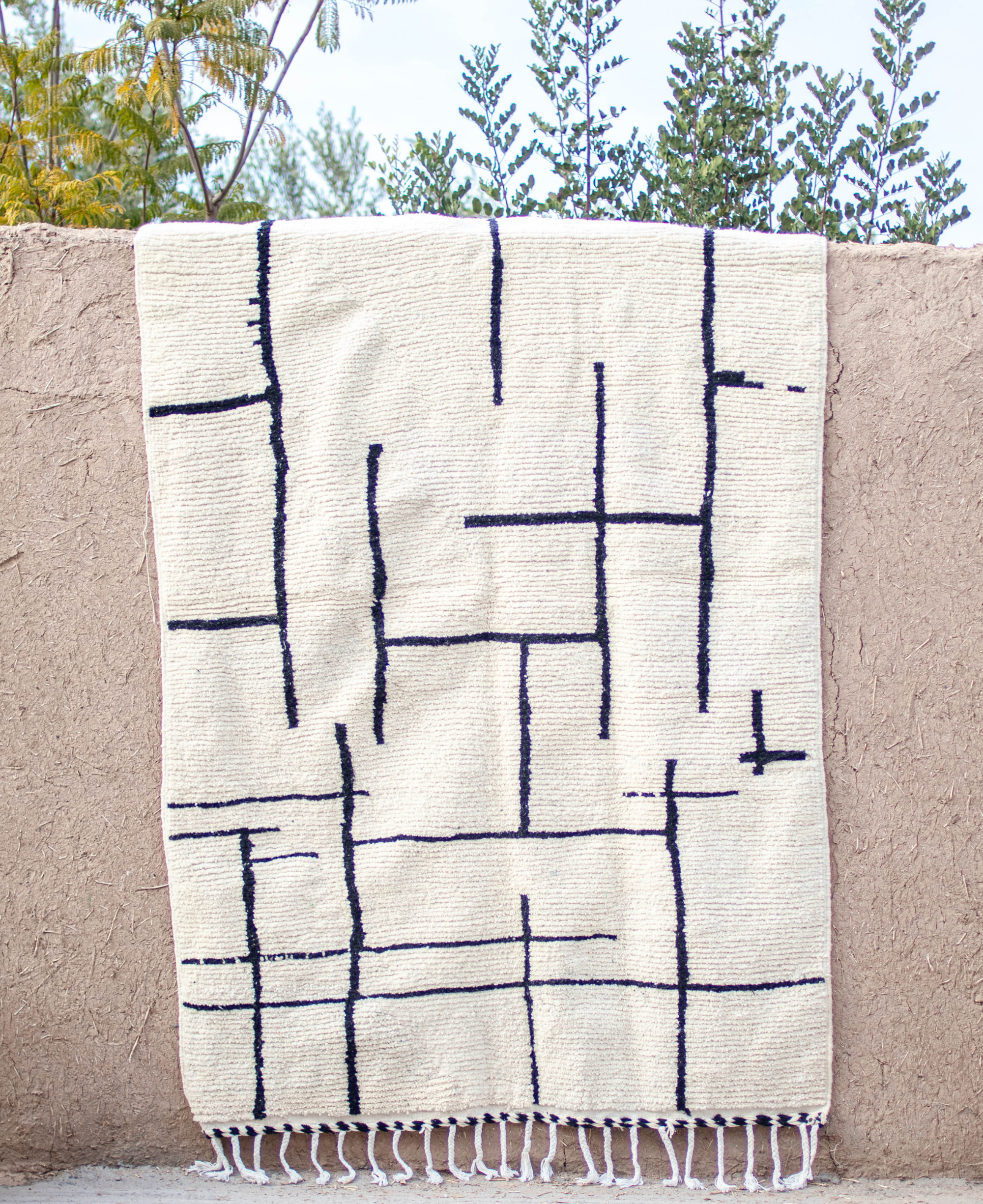 Moroccan Berber Beni Ourain Rug